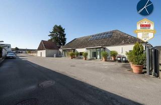 Gewerbeimmobilie kaufen in 3500 Krems an der Donau, Firmensitz / Betriebsobjekt mit 320m² Büros, 400m² Hallen/Garagen & 750m² Lagerplatz
