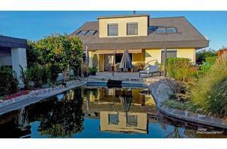 Villen zu kaufen in 2100 Korneuburg, Schmucke Familienvilla in sehr guter Korneuburger Ruhelage mit Natur-Schwimmteich!