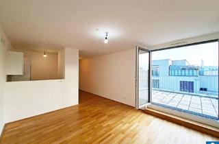 Wohnung mieten in Oskar-Grissemann-Straße, 1210 Wien, Sonnige, optimal geschnittene 2-Zimmerwohnung mit traumhafter Terrasse!