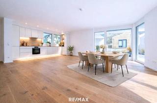 Wohnung kaufen in 6020 Schönberg im Stubaital, 15 Minuten von Innsbruck: Prächtige 3-Zimmer-Neubauwohnung mit 90 m² großem Garten und Terrasse