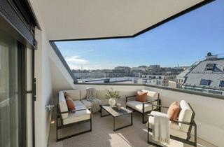 Wohnung mieten in Grillgasse, 1110 Wien, ERSTBEZUG - EXKLUSIVE DACHGESCHOSS-WOHNUNG MIT MALERISCHEM BLICK ÜBER DIE DÄCHER WIENS - IN BESTER LAGE DES 11. BEZIRKS