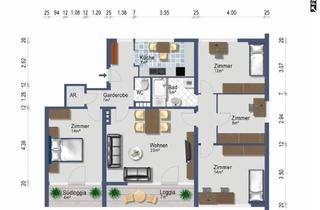 Wohnung mieten in 5 Zimmerwohnung Ketten 53/5, 8943 Aigen im Ennstal, Balkonwohnung - 4 Schlafzimmer - provisionsfrei ab 1. April 2026 - 975 EUR (Heizung, Steuern, alles inklusive)