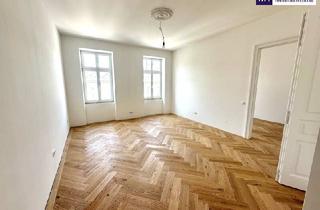 Wohnung kaufen in Am Hundsturm, 1050 Wien, NEUER GRUNDRISS!! 4-Zimmer im Altbau-Erstbezug mit großer Loggia und feinster Qualität + Top Lage!