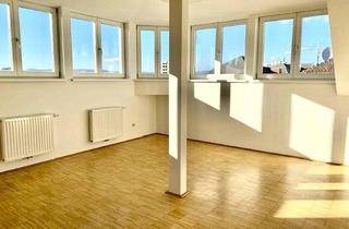 Wohnung mieten in Keplerplatz, 1100 Wien, Sonnige Dachgeschosswohnung in sehr guter Lage: 2 Zimmer (dabei ein großes Wohnzimmer mit vielen Fenstern) + Küche, Nähe U1-Keplerplatz und Waldmüllerpark!