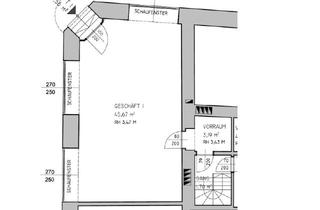 Büro zu mieten in 6020 Innsbruck, Geschäftslokal ca. 50 m² im Erdgeschoss – 3 große Schaufenster & Erweiterungsoption