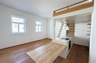 Wohnung kaufen in Pilgramgasse, 1050 Wien, SOMMERAKTION - Urbanes Flair nahe Naschmarkt – charmante Neubauwohnung im ausgebauten DG!