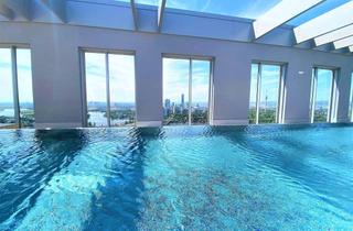 Wohnung mieten in 1220 Wien, TRAUMRESIDENZ IN PREMIUMLAGE MIT POOL, FITNESS UND WELLNESS || VIC UND VIS