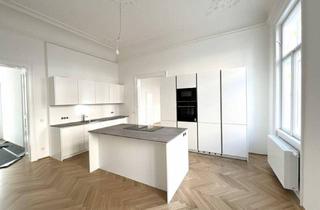 Wohnung mieten in Frankenberggasse, 1040 Wien, ERSTBEZUG NACH GENERALSANIERUNG: Einzigartige helle Altbauwohnung mit Stuckdecken in ruhiger Lage