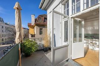 Wohnung mieten in Böcklinstraße, 1020 Wien, Böcklinstrraße: Herrliche Altbauwohnung mit 3 Schlafzimmern und 3 Balkonen