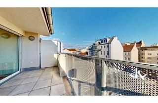 Wohnung mieten in 1060 Wien, Citylage, 4-Zi-Dachgeschosswohnung mit Terrasse!