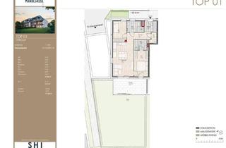 Penthouse kaufen in Mandlgasse, 5026 Salzburg, MANDLGASSE 5, TOP 01: Hochwertige 3-Zimmer-Gartenwohnung mit 100 m² Garten
