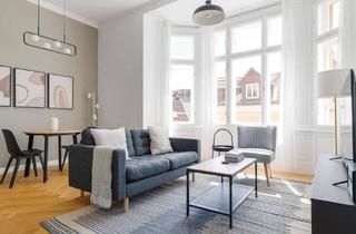 Wohnung mieten in Skodagasse 15, 1080 Wien, Luxuriöse 2 Zi Wohnung im geschichtsträchtigen 8. Bezirk, Aufzug, viele Restaurants und Bars (VIE308)