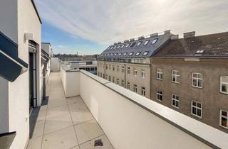Wohnung mieten in Grillgasse, 1110 Wien, Sonnige 3-Zimmer-Dachgeschoßwohnung mit durchgehender Terrasse – Erstbezug in Niedrigenergiehaus - in 1110 Wien zu mieten