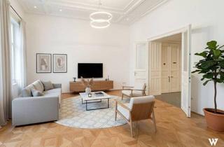 Wohnung kaufen in Karlsplatz, 1040 Wien, Wiener Altbaujuwel nahe Karlsplatz | 3 Zimmer, Terrasse & 3,80 m Raumhöhe