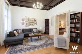 Wohnung kaufen in Karlsplatz, 1040 Wien, Wiener Altbaujuwel nahe Karlsplatz | 3 Zimmer, Terrasse & 3,80 m Raumhöhe