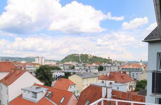 Wohnung mieten in Schloßberg, 8020 Graz, UNGLAUBLICHER Schlossbergblick: vollrenovierte 2-Zimmer-Balkonwohnung in zentraler Lage