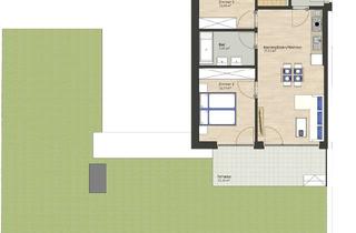 Wohnung mieten in 8077 Gössendorf, PROVISIONSFREIE 3-Zimmerwohnung mit herrlichem Eigengarten und 2 Tiefgaragenparkplätzen in Gössendorf