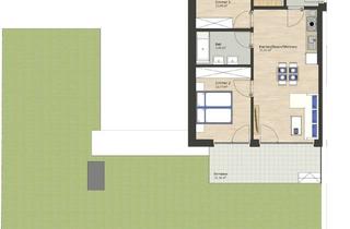Wohnung mieten in 8077 Gössendorf, PROVISIONSFREIE 3-Zimmerwohnung mit herrlichem Eigengarten und 2 Tiefgaragenparkplätzen in Gössendorf