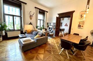 Wohnung mieten in Heinrichstraße, 8010 Graz, PROVISIONSFREI - Wunderschöne 3-Zimmer-Altbauwohnung mit Balkon und extra Küche neben der KF-Universität in Grazer Bezirk Geidorf