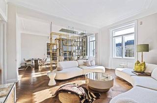 Wohnung kaufen in Linke Wienzeile, 1060 Wien, Altbau in Perfektion - Vollständig saniertes Altbaujuwel am Naschmarkt | 167 m² Eleganz mit Parkblick