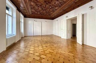 Wohnung mieten in Mariahilfer Straße, 1060 Wien, Großzügige Altbauwohnung mit kleinem Balkon in repräsentativen Stilaltbau