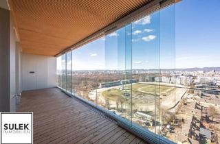 Wohnung mieten in Meiereistraße, 1020 Wien, 20. Etage | 3 Zimmer Erstbezug | 19 m² Loggia | Pool, Fitness & Spa