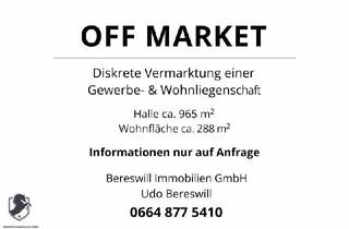 Anlageobjekt in 3430 Tulln an der Donau, Off-Market: Liegenschaft mit bewilligter Wirtschaftshalle (ca. 965 m²)