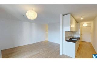 Wohnung mieten in 1100 Wien, Sonnwendviertel: 1-Zimmer-Wohnung mit Balkon in der 8. Etage – Fitnessraum, Co-Working & Rooftop-Terrasse inklusive!