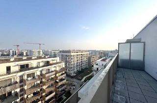Wohnung mieten in Bertha-Von-Suttner-Gasse, 1220 Wien, Dachgeschosswohnung mit traumhafter Terrasse und Weitblick - nahe U1 Kagraner Platz