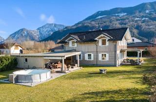 Haus kaufen in 9162 Strau, Wohnen wie im Urlaub: Schwedenhaus mit Pool, Galerie und großem Garten nahe Klagenfurt