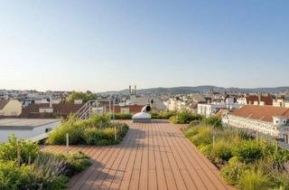 Penthouse kaufen in Haberlgasse, 1160 Wien, Erstbezug in U-Bahn-Nähe! Lichtdurchflutetes 4-Zimmer-Penthouse mit zwei Balkonen und Dachterrasse mit Panoramablick