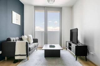 Wohnung mieten in Arsenalstraße, 1100 Wien, Traumblick über Wien, Belview Tower mit Gym, Wellness & Lounge, 2 Zimmer + Balkon, 13. Stock, U-Bahn (VIE47)