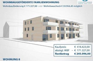 Wohnung kaufen in 6425 Haiming, Einmalige Gelegenheit: Wohnbaugeförderte Familienwohnung W 8 inkl. 1 TG-Abstellplatz