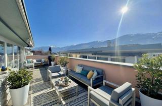 Reihenhaus kaufen in 6068 Mils, Mils: Stilvolles Reihenhaus mit Atelier, beeindruckender Panorama-Dachterrasse, Garten, zwei Tiefgaragenstellplätzen (im Preis inkludiert) und ca. 20 m² Kellerabteil