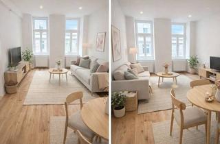 Wohnung kaufen in Siebenbrunnenplatz / U2 - Station Reinprechtsdorfer Straße, 1050 Wien, Sanierte, helle 2-Zimmer-Wohnung nähe Siebenbrunnenplatz