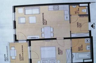 Wohnung mieten in Bahnstraße 25, 2486 Pottendorf, 50m2 sehr praktische Singelwohnung nahe Wien