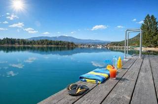 Wohnung kaufen in 9583 Faak am See, Faszinierende Seegartenresidenz mit weitläufigem Privatbadestrand am Faaker See