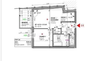 Wohnung mieten in Florianigasse 1, WE 1/4, 7033 Pöttsching, 2-Zimmerwohnung im 1.OG mit Balkon