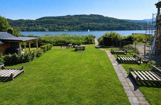Haus kaufen in 9201 Krumpendorf, Gepflegtes Appartementhaus direkt am Wörthersee inklusive Panoramaseeblick sowie Badesteg und Bootsunterstand