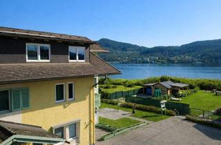 Haus kaufen in 9201 Krumpendorf, Gepflegtes Appartementhaus direkt am Wörthersee inklusive Panoramaseeblick sowie Badesteg und Bootsunterstand