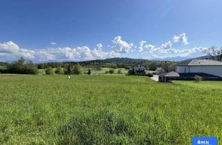 Grundstück zu kaufen in 9062 Moosburg, Grundstück bei Moosburg mit traumhaftem Berg- und Fernblick - zum Bauen oder als Anlage