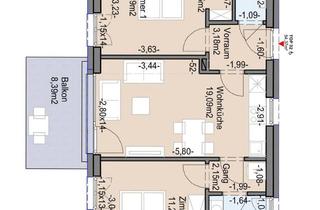 Wohnung mieten in Babenbergerstraße 130, 8020 Graz, Geförderte Neubauwohnung mit Balkon im 1. Stock