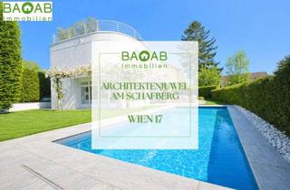 Villen zu kaufen in 1170 Wien, Villa über Wien – Architektenjuwel am Schafberg mit Panorama-Wienblick & Rooftop-Terrasse