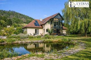 Einfamilienhaus kaufen in 2640 Gloggnitz, Traumhaftes Einfamilienhaus mit Badeteich und vielen Extras - idyllische Grünoase in absoluter Ruhelage