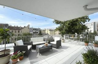 Wohnung mieten in 1180 Wien, 1180! TERRASSENTRAUM! Topmoderne 2-Zimmer Wohnung mit grosser S/W-Terrasse und Garagenplatz!