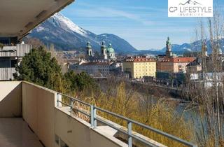 Wohnung kaufen in Mariahilfpark, 6020 Innsbruck, Großzügige Stadtwohnungmit umlaufendem Balkon undspektakulärem Blick über Innsbruck