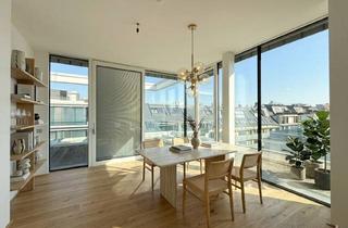 Penthouse kaufen in Am Stadtpark, 1030 Wien, Penthouse auf einer Ebene ohne Dachschrägen im Edelrohbau | nahe Stadtpark & 1. Bezirk | 160 m² Wohnfläche | Garage