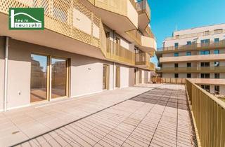 Wohnung kaufen in Gerasdorfer Straße, 1210 Wien, Größer geht's kaum – riesige Terrasse im provisionsfreien Erstbezug mit energieeffizienter Erdwärme!