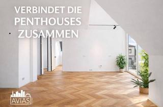 Penthouse kaufen in 1130 Wien, Familienlösung: Zwei Penthouses nebeneinander – verbinden oder getrennt nutzen