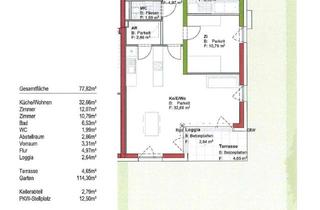 Wohnung mieten in Ulmenweg, 8120 Peggau, Barrierefreie 2-Zimmer Erdgeschosswohnung mit Garten